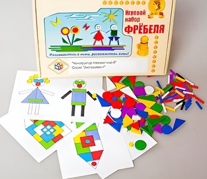 Игровой набор Фребеля "Конструктор плоскостной-4" (Серия "Эксперимент") - fgospostavki.ru - Хабаровск