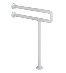 Поручень напольно-настенный с антибактериальным покрытием (белый) - fgospostavki.ru - Хабаровск