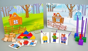 Игровой набор Фребеля "Заюшкина избушка" (серия "Сказочный мир". Выпуск 1) - fgospostavki.ru - Хабаровск