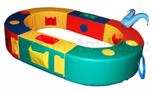 Манеж овальный 150х100х30 см (без мягкого дна) - fgospostavki.ru - Хабаровск