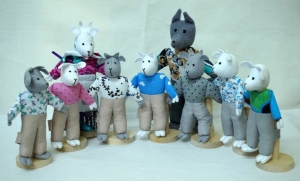 Шагающий театр "Волк и 7 козлят" (9 персонажей) - fgospostavki.ru - Хабаровск