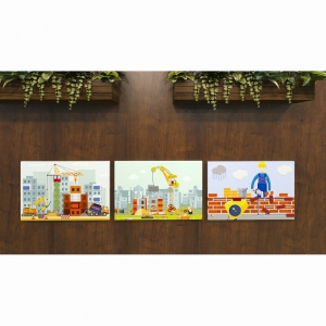 Комплект настенных панелей «Стройка» - fgospostavki.ru - Хабаровск