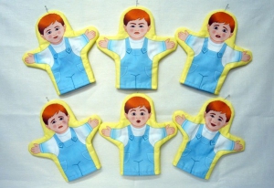 Набор рукавичек "Эмоции (мальчики)" 6 штук - fgospostavki.ru - Хабаровск