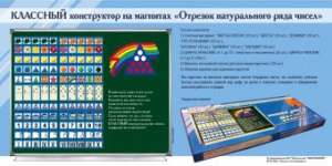 Отрезок натурального ряда чисел. Классный конструктор на магнитах - fgospostavki.ru - Хабаровск