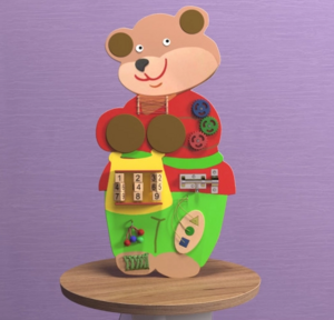 Бизиборд «Мишка Потапыч» - fgospostavki.ru - Хабаровск