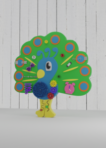 Бизиборд «Радостный павлин» - fgospostavki.ru - Хабаровск