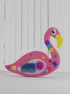 Бизиборд «Розовый фламинго» - fgospostavki.ru - Хабаровск