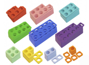 Нумирошка. Набор цветных пластиковых форм 100 шт. по методике Нумикон - fgospostavki.ru - Хабаровск