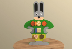 Бизиборд «Серый заинька» - fgospostavki.ru - Хабаровск