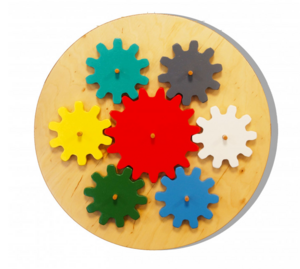 Бизиборд «Цветные шестеренки» - fgospostavki.ru - Хабаровск
