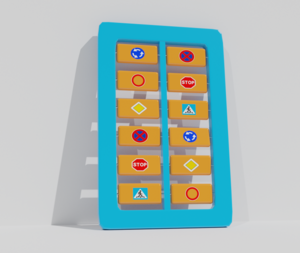 Игровая панель «Дорожные знаки»  - fgospostavki.ru - Хабаровск