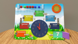 Настенная панель «Изучение цифр и цветов» - fgospostavki.ru - Хабаровск