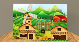 Настенная панель «Деревенский двор» - fgospostavki.ru - Хабаровск