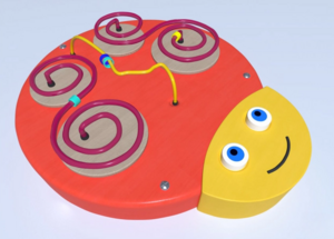 Настенный игровой элемент в виде головы гусеницы - fgospostavki.ru - Хабаровск