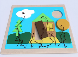 Настенная панель «Домик» - fgospostavki.ru - Хабаровск