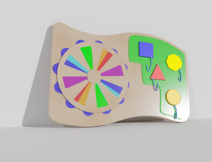 Тактильно-развивающая панель «Яркие краски» - fgospostavki.ru - Хабаровск