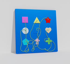 Тактильно-развивающая панель «Геометрия» - fgospostavki.ru - Хабаровск