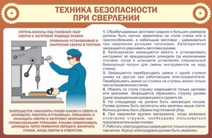 Стенд "Техника безопасности при сверлении" - fgospostavki.ru - Хабаровск