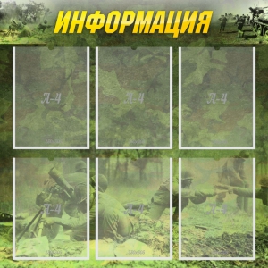 Стенд "Информация" Вариант 5 - fgospostavki.ru - Хабаровск
