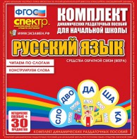 Динамические раздаточные пособия. Русский язык (веера). Читаем по слогам (слоги из двух букв). Конструируем слова (слоги из двух и трех букв). - fgospostavki.ru - Хабаровск