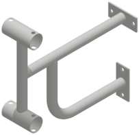 Кронштейн настенный (двухрядный) - fgospostavki.ru - Хабаровск