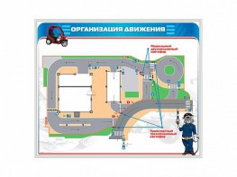 Магнитно-маркерная доска "Организация движения" - fgospostavki.ru - Хабаровск