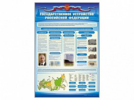Стенд "Государственное устройство Российской Федерации" Вариант 2 - fgospostavki.ru - Хабаровск