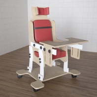 Стул для ребенка с ОВЗ «Новые горизонты» №2 со столешницей красный - fgospostavki.ru - Хабаровск