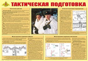 Плакат "Тактическая подготовка" - fgospostavki.ru - Хабаровск