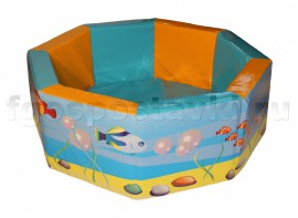 Сухой бассейн восьмигранный с шелкографией - fgospostavki.ru - Хабаровск
