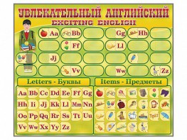 Комплект оборудования "Английский алфавит" с комплектом тематических магнитов - fgospostavki.ru - Хабаровск