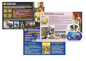 Комплект таблиц по истории "Новая история. Часть 2" раздаточные (цветные, ламинированные, А4, 10 штук) - fgospostavki.ru - Хабаровск