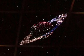 Потолок "Звездное небо с анимационным фибероптическим эффектом сатурн" - fgospostavki.ru - Хабаровск