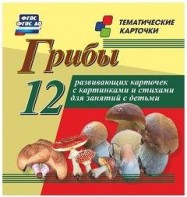 Тематические карточки "Грибы" - fgospostavki.ru - Хабаровск