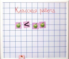 Магнитно-маркерная доска "Клетка" (86 см х 75 см) - fgospostavki.ru - Хабаровск