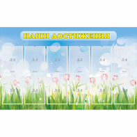 Стенд "Наши достижения" с 12 карманами - fgospostavki.ru - Хабаровск