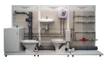 Учебный трехмодульный стенд «Слесарь - сантехник» - fgospostavki.ru - Хабаровск