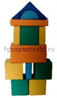 Мягкий модуль-конструктор "Городок" (12 элементов) - fgospostavki.ru - Хабаровск