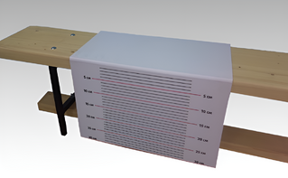 Линейка складная для измерения уровня гибкости на гимнастическую скамейку - fgospostavki.ru - Хабаровск