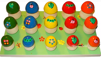 Развивающая игрушка для детей с нарушением слуха "Грибная полянка" - fgospostavki.ru - Хабаровск