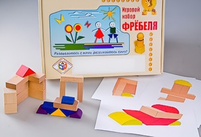Игровой набор Фребеля "Конструктор деревянный без соединений-2" (Серия "Эксперимент") - fgospostavki.ru - Хабаровск