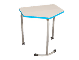 Стол мобильный модульный трапециевидный FLEXY с антивандальной кромкой - fgospostavki.ru - Хабаровск