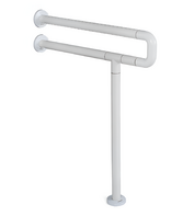 Поручень напольно-настенный с антибактериальным покрытием (белый) - fgospostavki.ru - Хабаровск