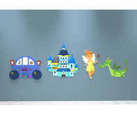 Комплект бизибордов «В сказочном королевстве» 4 в 1 - fgospostavki.ru - Хабаровск