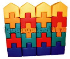 Мягкий модуль-конструктор "Строитель" (40 элементов) - fgospostavki.ru - Хабаровск