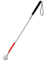 Трость телескопическая композитная с вращающимся шарообразным наконечником короткая на крючке - fgospostavki.ru - Хабаровск