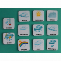 Набор карточек "Погода" (с рисунками) - fgospostavki.ru - Хабаровск