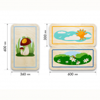 Набор стеновых панелей «Природа нашего края - Прогулка» - fgospostavki.ru - Хабаровск