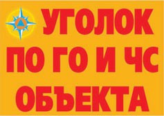 Комплект плакатов "Уголок по ГО и ЧС объекта" - fgospostavki.ru - Хабаровск