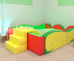 Бассейн «Кит» с горкой - fgospostavki.ru - Хабаровск